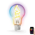 LED-pære med RGBW-farver dæmpbar FILAMENT A60 E27/4,9W/230V 2700K Wi-Fi - Aigostar