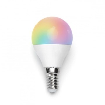 LED-pære med RGBW-farver dæmpbar G45 E14/4,9W/230V 2700-6500K - Aigostar
