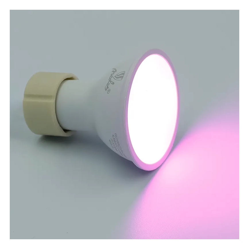 LED-pære med RGBW-farver dæmpbar GU10/4,5W/230V 2700-6500K Wi-Fi Tuya