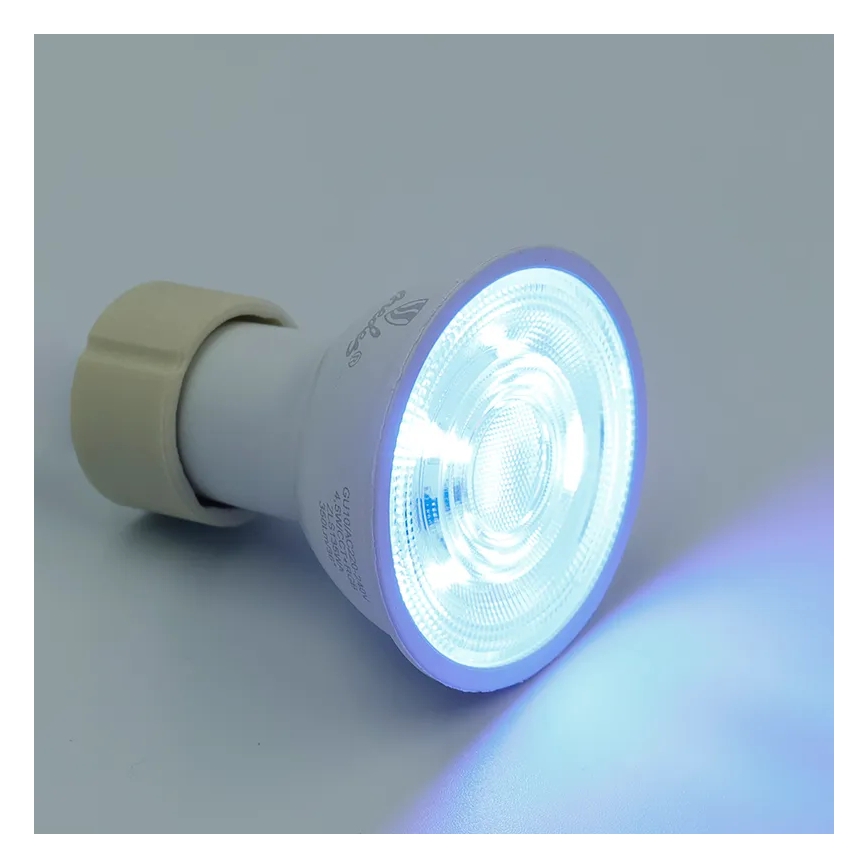 LED-pære med RGBW-farver dæmpbar GU10/4,5W/230V 2700-6500K Wi-Fi Tuya