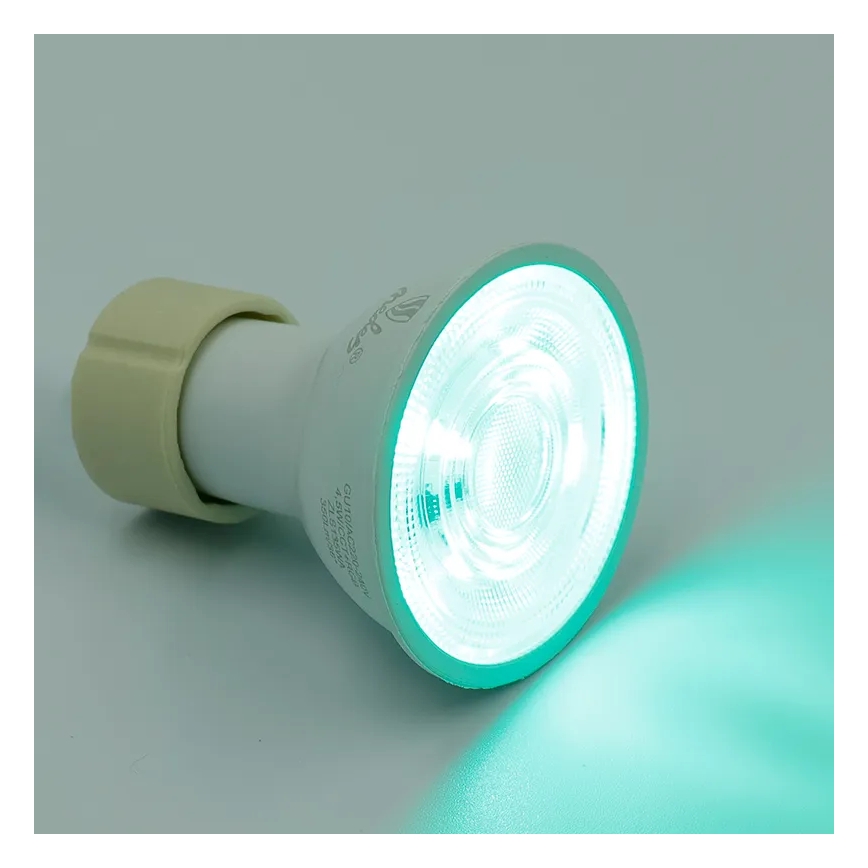 LED-pære med RGBW-farver dæmpbar GU10/4,5W/230V 2700-6500K Wi-Fi Tuya