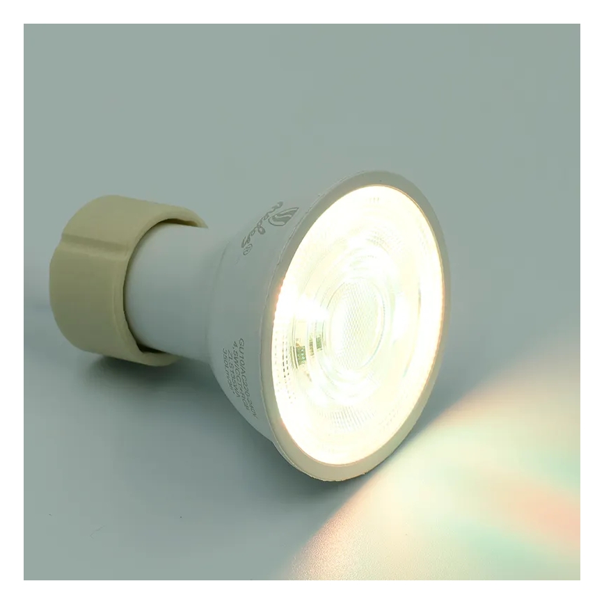 LED-pære med RGBW-farver dæmpbar GU10/4,5W/230V 2700-6500K Wi-Fi Tuya