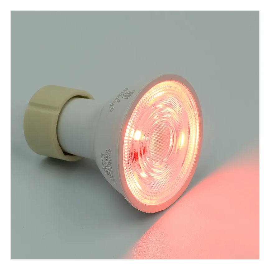 LED-pære med RGBW-farver dæmpbar GU10/4,5W/230V 2700-6500K Wi-Fi Tuya