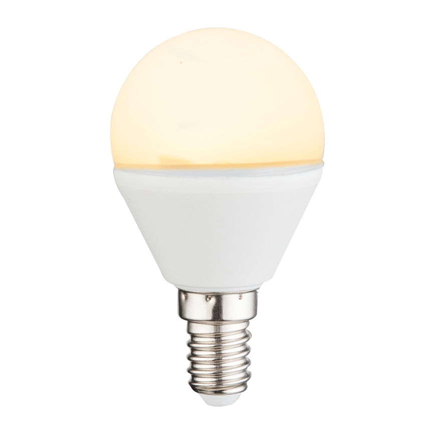 LED-pære med RGBW-farver dæmpbar E14/4,9W/230V 2700K + fjernbetjening - Globo