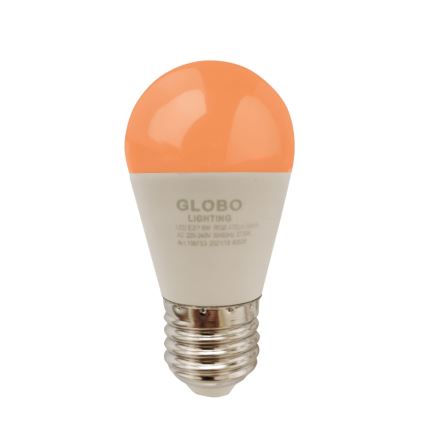 LED-pære med RGBW-farver dæmpbar E27/6W/230V 3000K + fjernbetjening - Globo