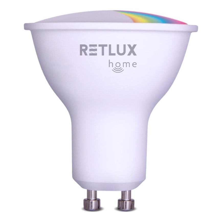 LED-pære med RGBW-farver dæmpbar MR16 GU10/4,5W/230V 2700-6500K Wi-Fi Tuya