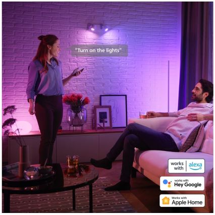 LED-pære med RGBW-farver dæmpbar Philips Hue White And Color Ambiance GU5,3/MR16/6,3W/12V 2000-6500K