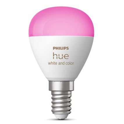 LED-pære med RGBW-farver dæmpbar Philips Hue White And Color Ambiance P45 E14/5,1W/230V 2000-6500K