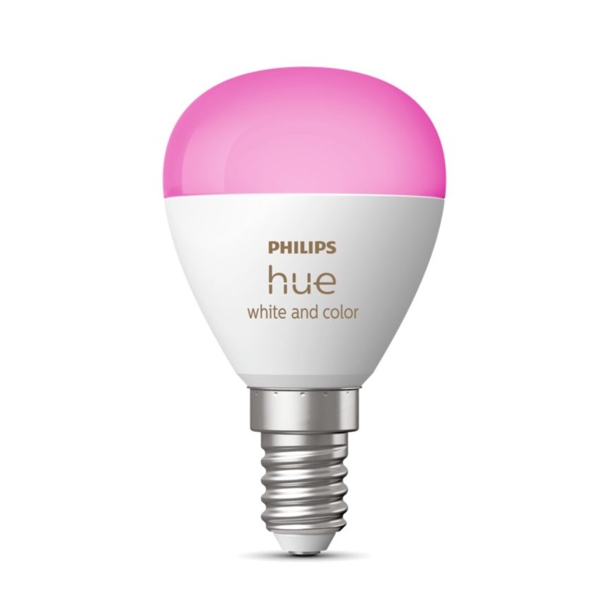 LED-pære med RGBW-farver dæmpbar Philips Hue White And Color Ambiance P45 E14/5,1W/230V 2000-6500K