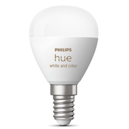 LED-pære med RGBW-farver dæmpbar Philips Hue White And Color Ambiance P45 E14/5,1W/230V 2000-6500K