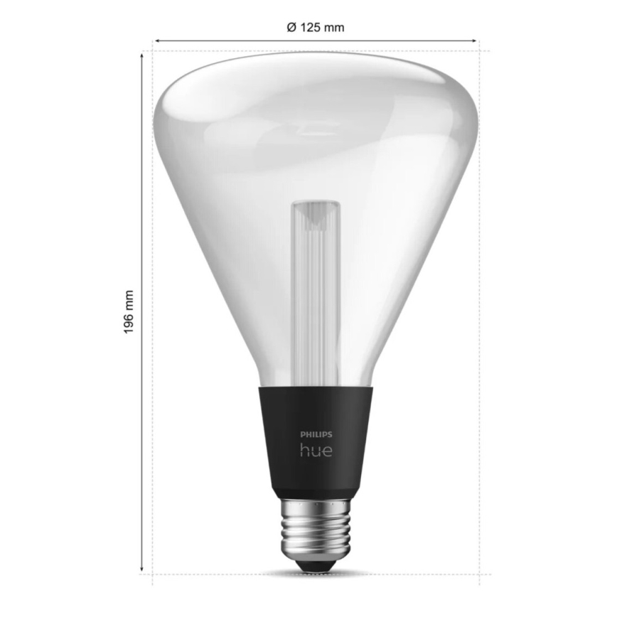 LED-pære med RGBW-farver dæmpbar Philips Hue White And Color Ambiance E27/6,8W/230V 2000-6500K