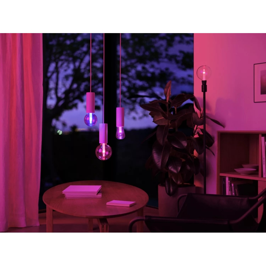 LED-pære med RGBW-farver dæmpbar Philips Hue White And Color Ambiance E27/6,8W/230V 2000-6500K
