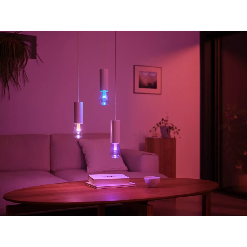 LED-pære med RGBW-farver dæmpbar Philips Hue White And Color Ambiance E27/6,8W/230V 2000-6500K