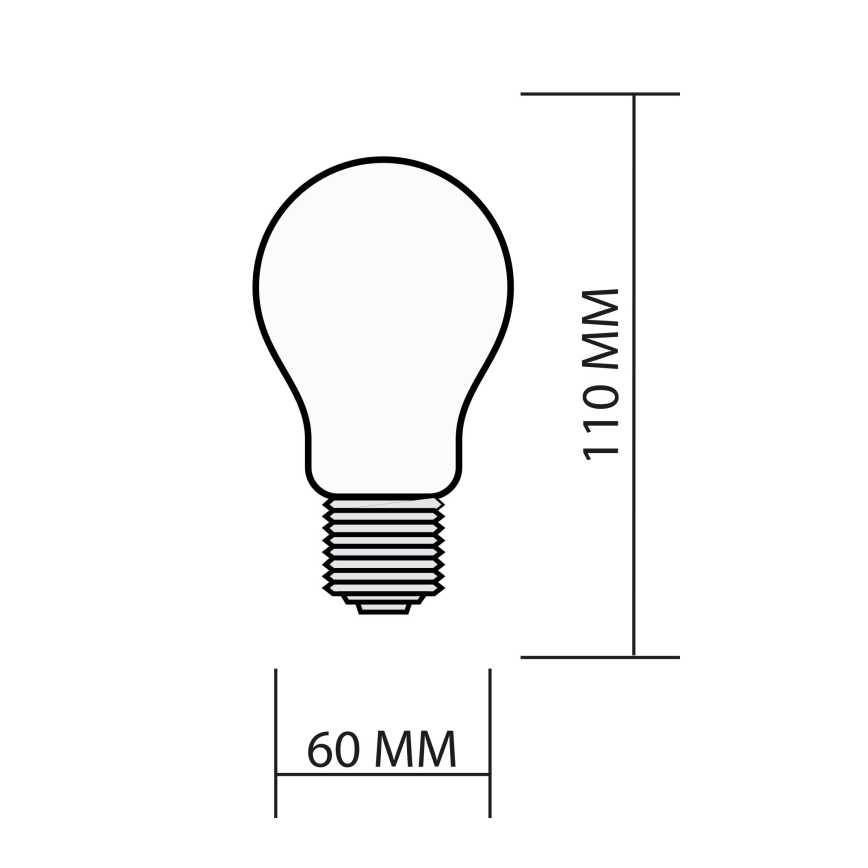 LED-pære med RGBW-farver dæmpbar SMART A60 E27/8,5W/230V 4000K + fjernbetjening