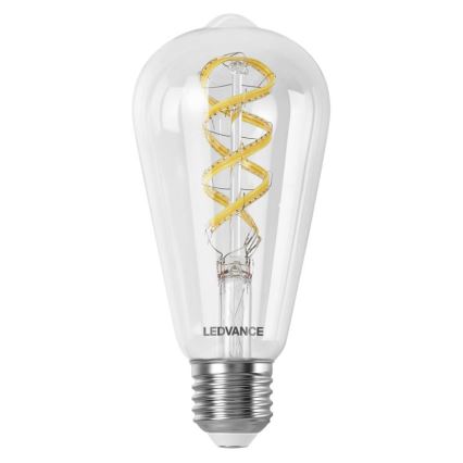 LED-pære med RGBW-farver dæmpbar SMART+ FILAMENT EDISON ST64 E27/4,8W/230V 2700-6500K Wi-Fi - Ledvance