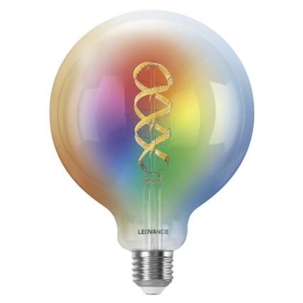 LED-pære med RGBW-farver dæmpbar SMART+ FILAMENT E27/4,8W/230V 2700-6500K Wi-Fi - Ledvance