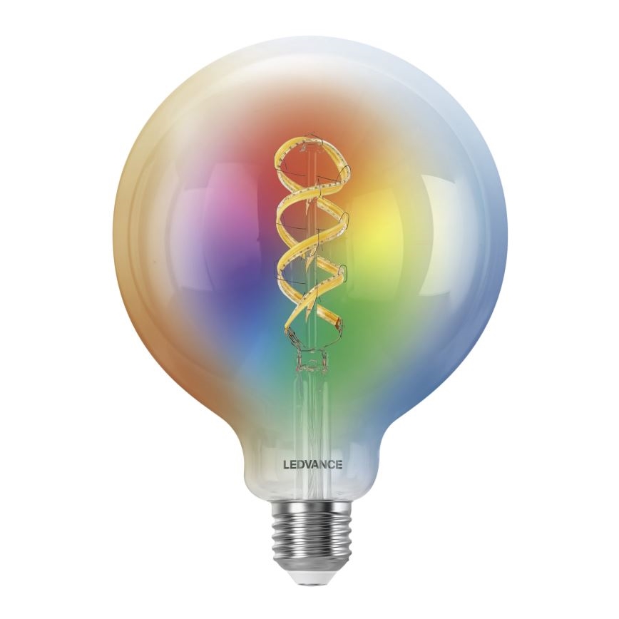 LED-pære med RGBW-farver dæmpbar SMART+ FILAMENT E27/4,8W/230V 2700-6500K Wi-Fi - Ledvance