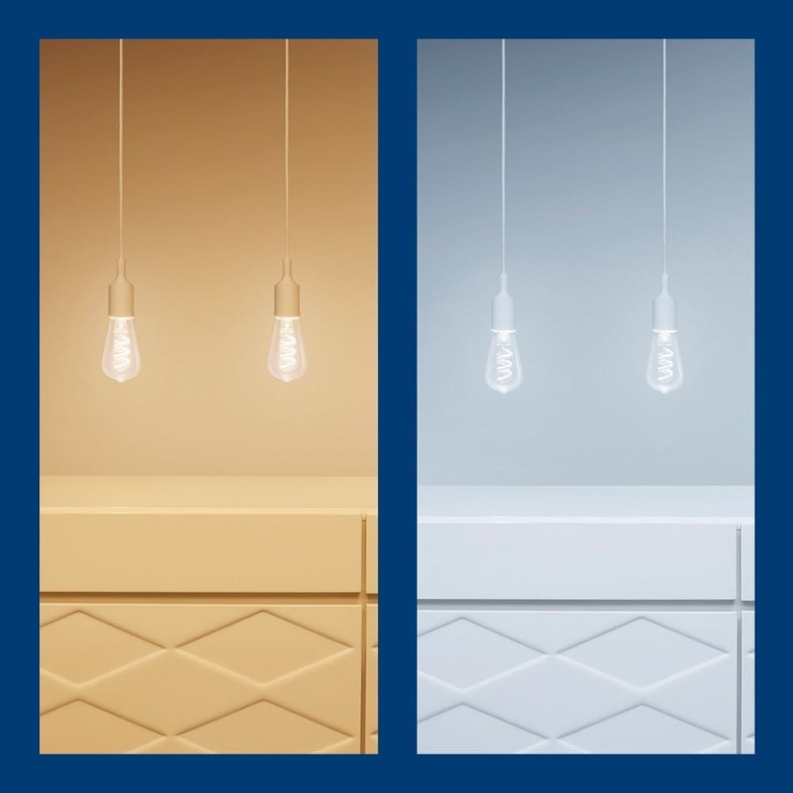 LED-pære med RGBW-farver dæmpbar ST64 E27/6,3W/230V 2200-6500K Wi-Fi - WiZ