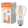 LED-pære med skumringssensor CLASSIC FILAMENT A60 E27/7,3W/230V 2700K - Osram