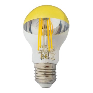 LED-pære med spejloverflade DECOR MIRROR A60 E27/8W/230V 4200K guld