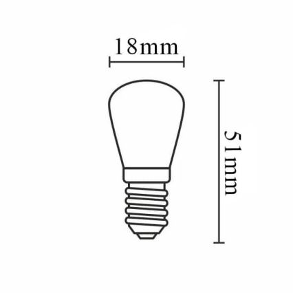 LED-pære MINI E14/3,5W/230V 4000K