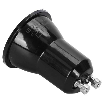 LED-pære MR11 GU10/4W/230V 3000K 60° sort - BRILAGI
