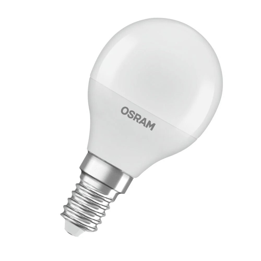 LED-pære P40 E14/4,9W/230V 4000K - Osram