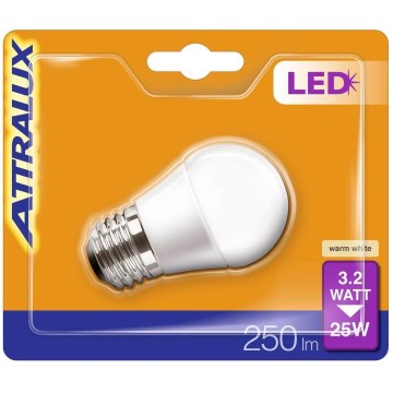 LED-pære P45 E27/3,2W/230V 2700K - Attralux