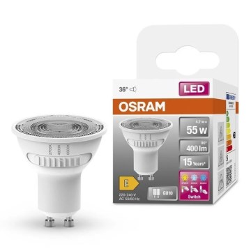 LED-pære PAR16 GU10/4,2W/230V 2700/4000/6500K 36° - Osram