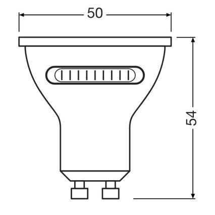 LED-pære PAR16 GU10/4,2W/230V 2700/4000/6500K 36° - Osram