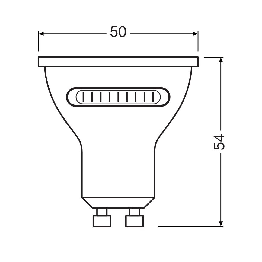 LED-pære PAR16 GU10/4,2W/230V 2700/4000/6500K 36° - Osram