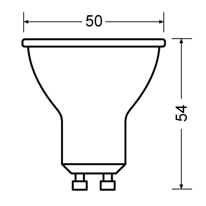 LED-pære PAR16 GU10/6,9W/230V 4000K