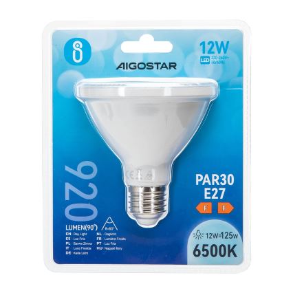 LED-pære PAR30 E27/12W/230V 6500K - Aigostar