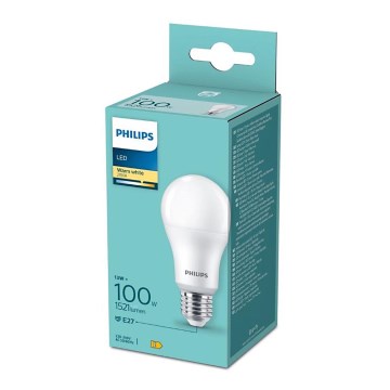 LED-pære Philips A60 E27/13W/230V 2700K