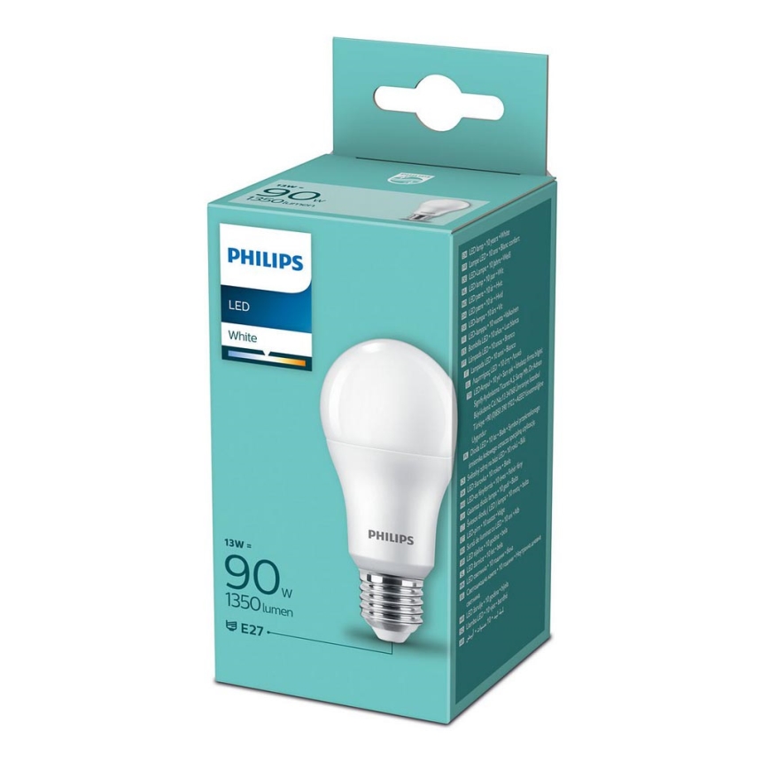 LED pære Philips A60 E27/13W/230V 3000K