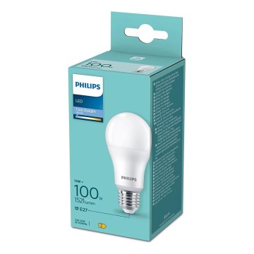 LED-pære Philips A60 E27/13W/230V 6500K