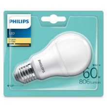 LED-pære Philips A60 E27/9W/230V 4000K