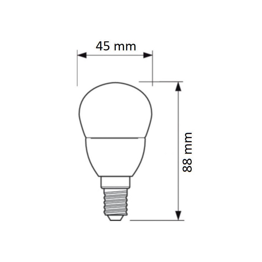 LED-pære Philips E14/4W/230V 2700K
