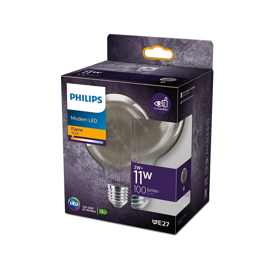 LED-pære Philips E27/2W/230V 1800K