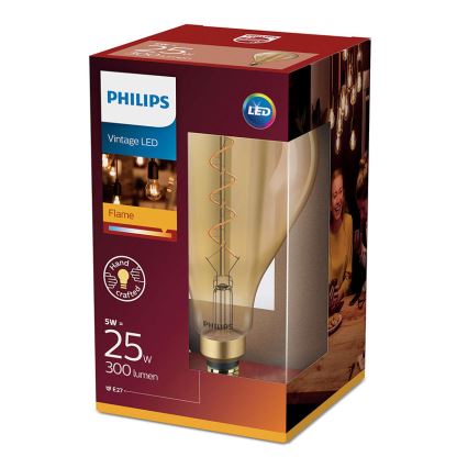 LED pære Philips E27/5W/230V 2000K - VINTAGE