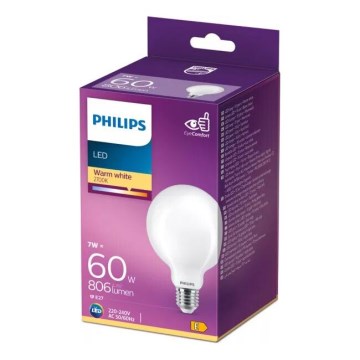 LED-pære Philips G93 E27/7W/230V 2700K
