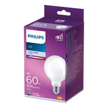 LED-pære Philips G93 E27/7W/230V 4000K