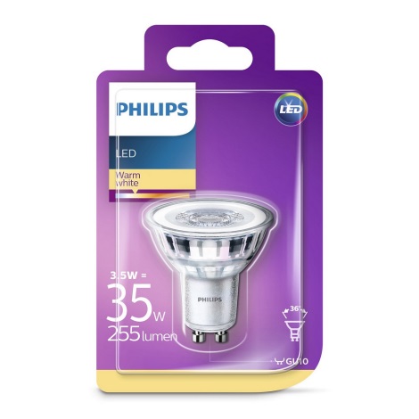 LED-pære Philips GU10/3,5W/230V 2700K