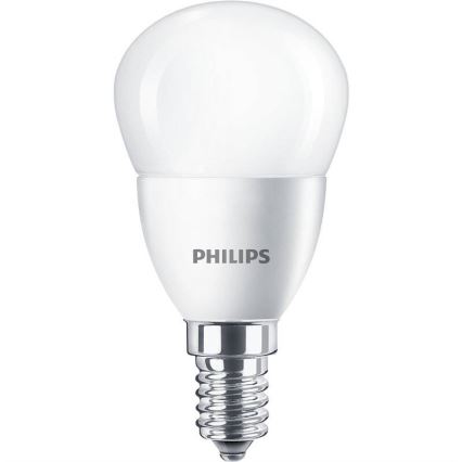 LED-pære Philips P45 E14/5,5W/230V 2700K