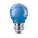 LED-pære  Philips P45 E27/3,1W/230V blå