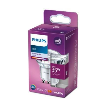 LED-pære Philips PAR16 GU10/3,5W/230V 4000K