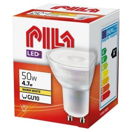 LED-pære Philips Pila PAR16 GU10/4,7W/230V 2700K