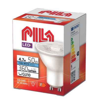 LED-pære Philips Pila PAR16 GU10/4,7W/230V 4000K