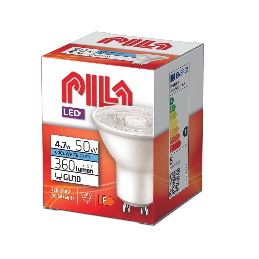 LED-pære Philips Pila PAR16 GU10/4,7W/230V 4000K