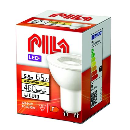 LED-pære Philips Pila PAR16 GU10/5,5W/230V 2700K